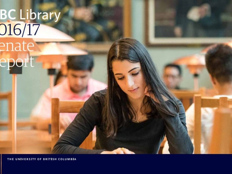 UBC Library 2016/17 Senate Report