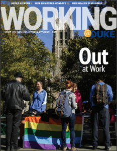 The February/March 2019 edition of Working@Duke magazine