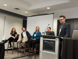 Presenters from the University of Toronto at the 2023 Annual Marketing & Communications for Post Secondary Conference.